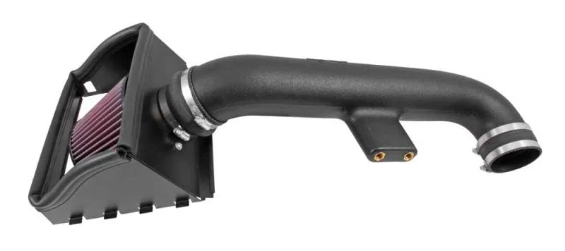 K&N 2015 Ford F-150 5.0L V8 Performance Intake Kit - Installation View