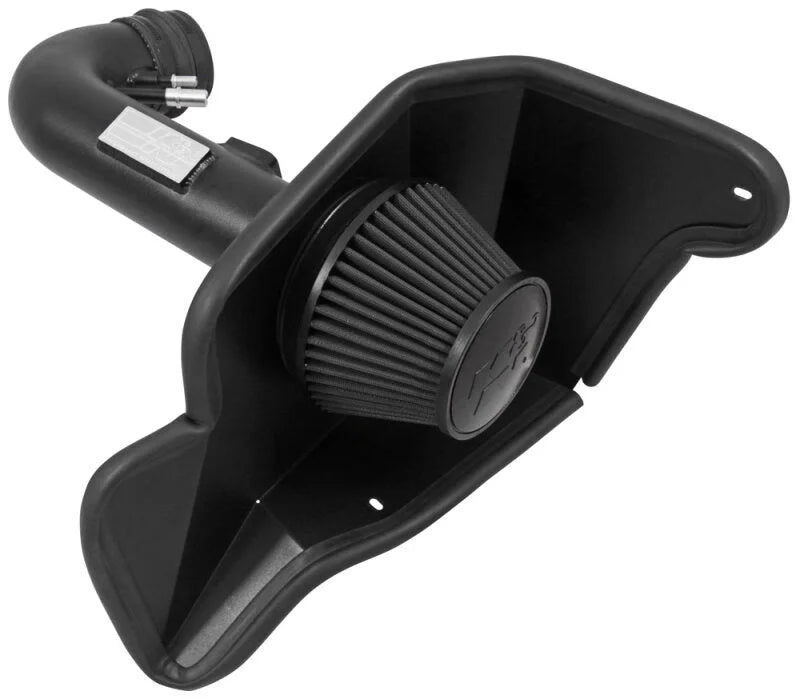 K&N 2015 Ford Mustang GT 5.0L V8 Black Performance Intake Kit - Main Product View