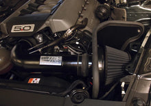 Load image into Gallery viewer, K&amp;N 2015 Ford Mustang GT 5.0L V8 Black Performance Intake Kit - Side View