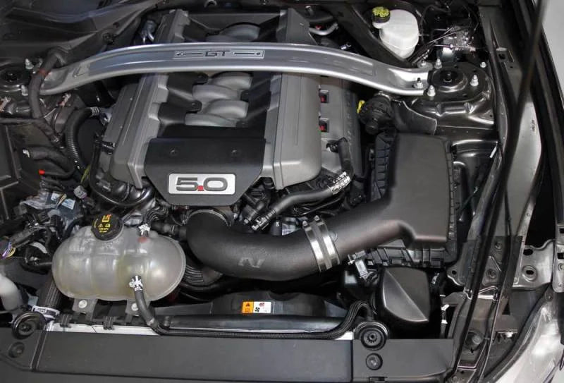 K&N 2015 Ford Mustang V8-5.0L Performance Air Intake System - Side View