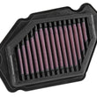 Load image into Gallery viewer, K&amp;N 2015 Kawasaki Ninja H2 998 Drop In Replacement Air Filter - Side View