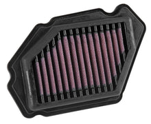 Load image into Gallery viewer, K&amp;N 2015 Kawasaki Ninja H2 998 Drop In Replacement Air Filter - Side View