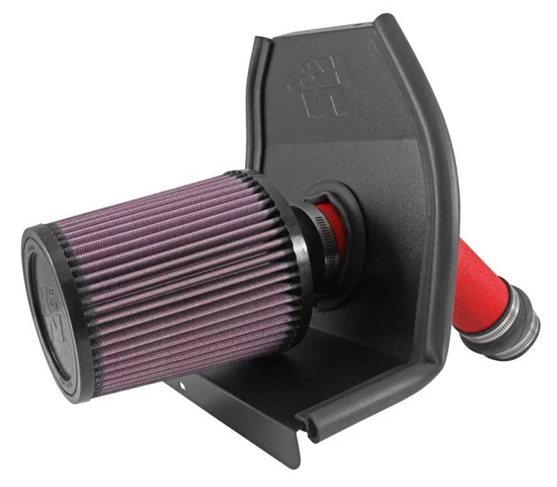 K&N 2015 Subaru WRX-STI 2.5L H4 Red Typhoon Short Ram Intake - Main Product View