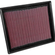 Load image into Gallery viewer, K&amp;N 2015 Volkswagen Polo L4-1.8L Replacement Air Filter - Side View