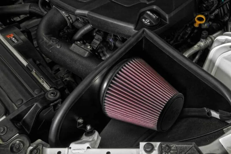 K&N 2016-2017 Chevrolet Camaro V6-3.6L F/I AirCharger Performance Intake - Side View