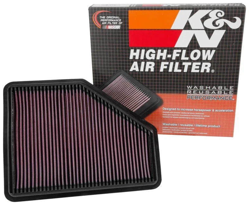 K&N 2016-2017 Chevrolet Volt 1.5L Drop In Air Filter - Back View