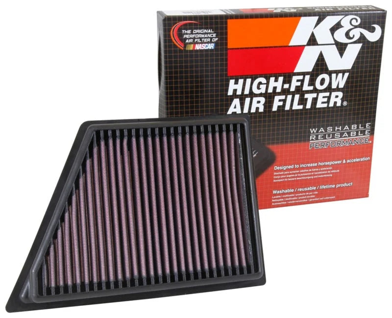 K&N 2016 Cadillac CT6 V6 3.0L F/I (Right) Drop In Air Filter - Additional View 10