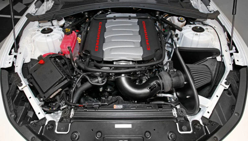 K&N 2016 Chevrolet Camaro SS V8 6.2L Performance Intake Kit - Back View