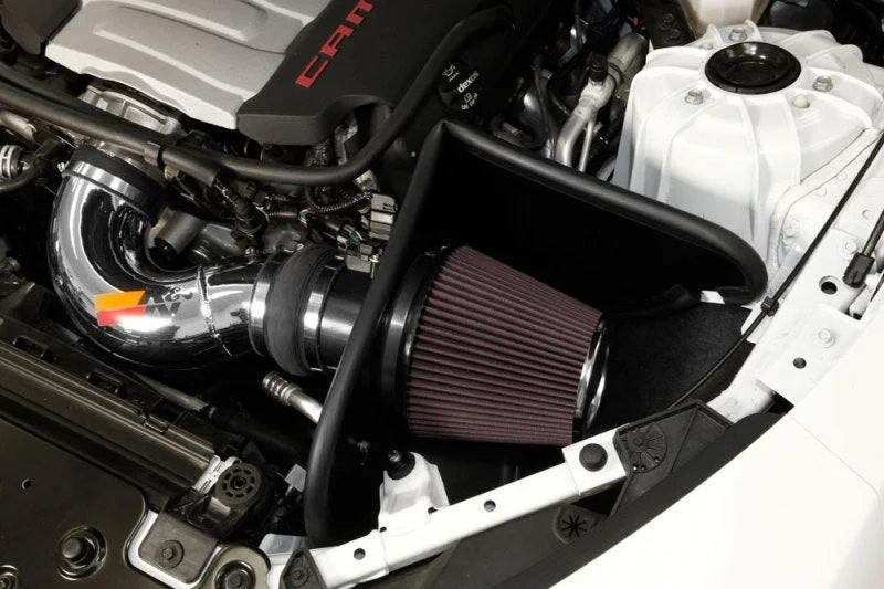 K&N 2016 Chevy Camaro SS 6.2L V8 F/I Typhoon Intake System - Side View