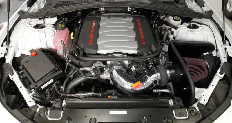 K&N 2016 Chevy Camaro SS 6.2L V8 F/I Typhoon Intake System - Back View
