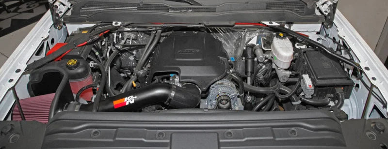 K&N 2016 Chevy Silverado 3500/2500 - GMC Sierra 3500/2500 High Flow Performance Kit - Back View
