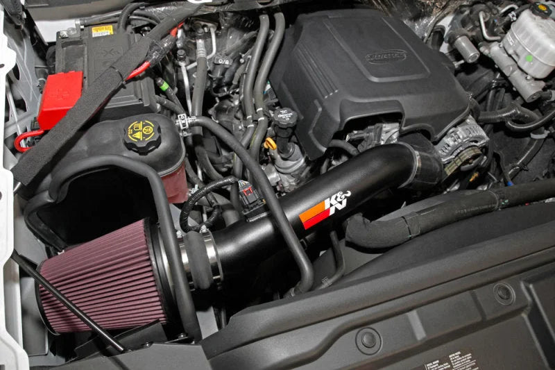 K&N 2016 Chevy Silverado 3500/2500 - GMC Sierra 3500/2500 High Flow Performance Kit - Installation View