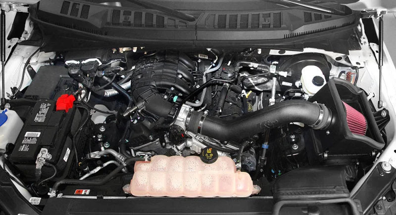 K&N 2016 Ford F-150 3.5L AirCharger Performance Intake - Side View