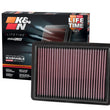 Load image into Gallery viewer, K&amp;N 2016 Honda Avancier L4-2.0L F/I Replacement Drop In Air Filter - Side View