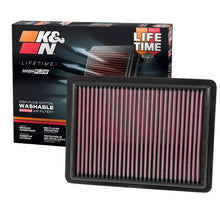 Load image into Gallery viewer, K&amp;N 2016 Honda Avancier L4-2.0L F/I Replacement Drop In Air Filter - Side View