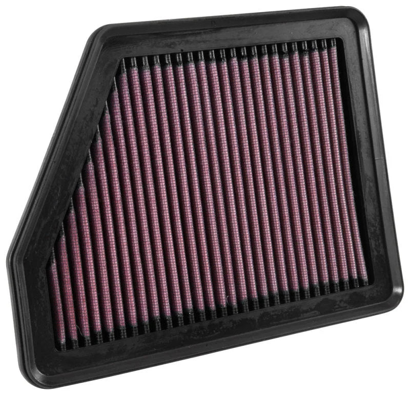 K&N 2016 Honda Civic L4-2.0L Replacement Drop In Air Filter - Side View