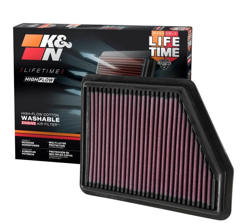K&N 2016 Honda Civic L4-2.0L Replacement Drop In Air Filter - Additional View 6