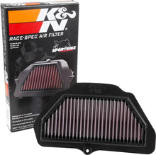 Load image into Gallery viewer, K&amp;N 2016 Kawasaki ZX1000 Ninja ZX-10R Race Specific Replacement Air Filter - Back View