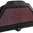 Load image into Gallery viewer, K&amp;N 2016 Kawasaki ZX1000 Ninja ZX-10R Replacement Air Filter - Side View