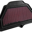 Load image into Gallery viewer, K&amp;N 2016 Kawasaki ZX1000 Ninja ZX-10R Replacement Air Filter - Back View