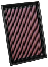 Load image into Gallery viewer, K&amp;N 2016 Nissan Titan XD V8-5.0L Replacement Drop In Air Filter - Side View
