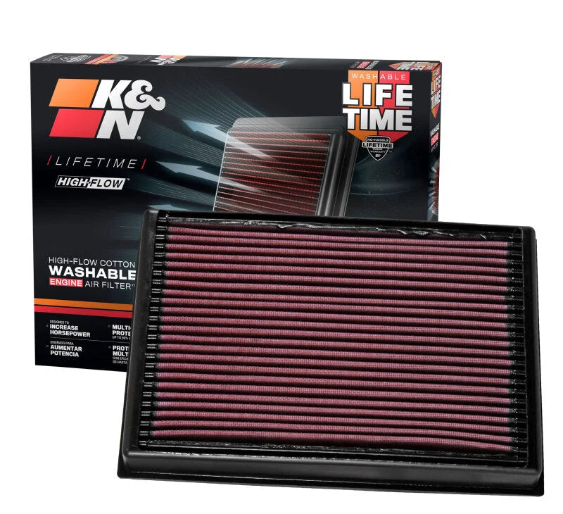 K&N 2016 Nissan Titan XD V8-5.0L Replacement Drop In Air Filter - Additional View 12