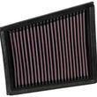 Load image into Gallery viewer, K&amp;N 2016 Renault Megane IV L4-1.5L DSL Replacement Drop In Air Filter - Side View