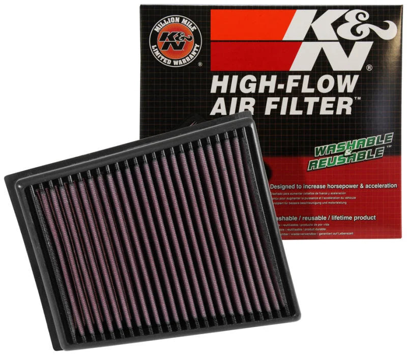 K&N 2016 Renault Megane IV L4-1.5L DSL Replacement Drop In Air Filter - Installation View