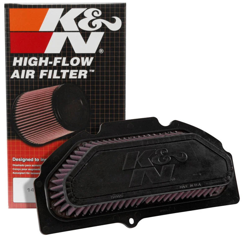 K&N 2016 Suzuki GSXS 1000 Replacement Air Filter - Side View
