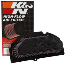 Load image into Gallery viewer, K&amp;N 2016 Suzuki GSXS 1000 Replacement Air Filter - Side View