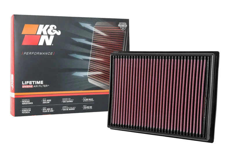 K&N 2016 TOYOTA HILUX REVO 2.8L L4 DSL Drop In Air Filter - Installation View