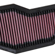 Load image into Gallery viewer, K&amp;N 2016 Triumph Speed Triple 1050 Replacement Air Filter - Side View