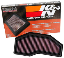 Load image into Gallery viewer, K&amp;N 2016 Triumph Speed Triple 1050 Replacement Air Filter - Back View