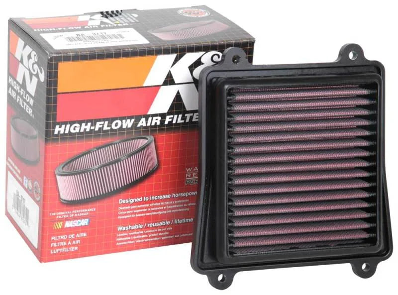 K&N 2017 Bajaj Dominar 400 Replacement Air Filter - Back View