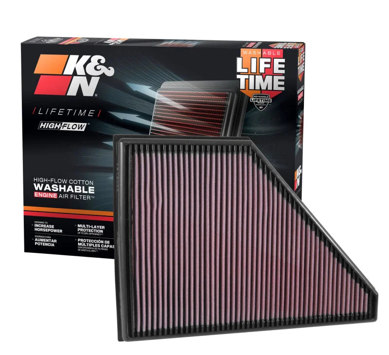 K&N 2017 Cadillac XT5 3.6L V6 F/I Drop In Air Filter - Additional View 7