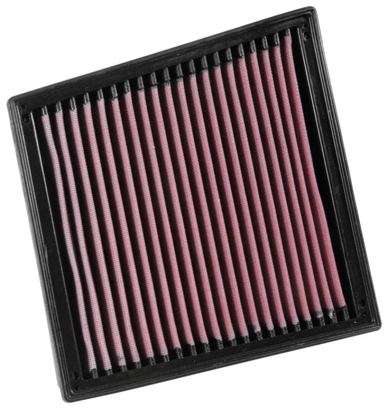 K&N 2017 Chevrolet Silverado 2500HD V8-6.6L DSL Replacement Drop In Air Filter - Side View