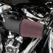 Load image into Gallery viewer, K&amp;N 2017 Harley-Davidson H/D Touring Models AirCharger Performance Intake - Black - Back View