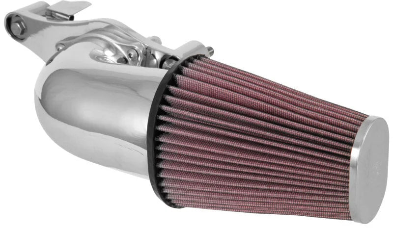 K&N 2017 Harley-Davidson H/D Touring Models AirCharger Performance Intake - Chrome - Side View