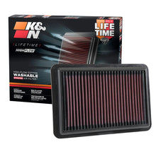 Load image into Gallery viewer, K&amp;N 2017 Hyundai Elantra L4-20L F/I Replacement Drop In Air Filter - Installation View