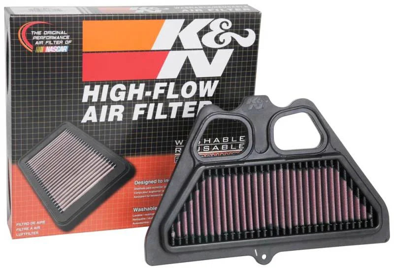 K&N 2017 Kawasaki Z900 - 948CC Replacement Air Filter - Installation View