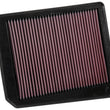 Load image into Gallery viewer, K&amp;N 2017 Nissan Titan V8-5.6L F/I Drop In Replacement Air Filter - Side View