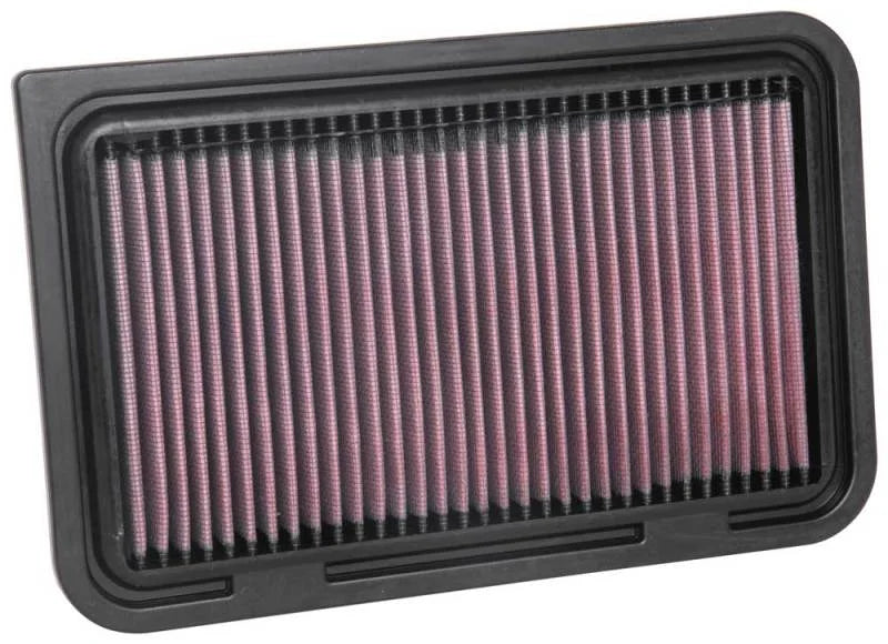 K&N 2017 Suzuki Swift V L3-1.2L F/I Replacement Drop In Air Filter - Side View