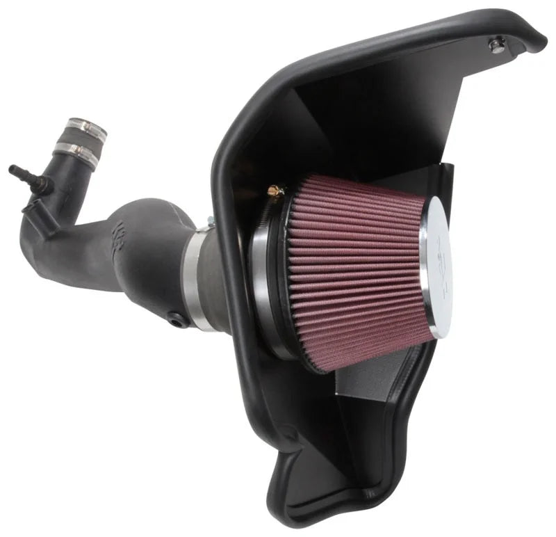 K&N 2018 Ford Mustang L4-2.3L F/I AirCharger Performance Intake - Main Product View