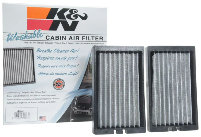 K&N 2018 Jeep Wrangler JL 2.0L/3.6L Cabin Air Filter - 2 Per Box - Additional View 10