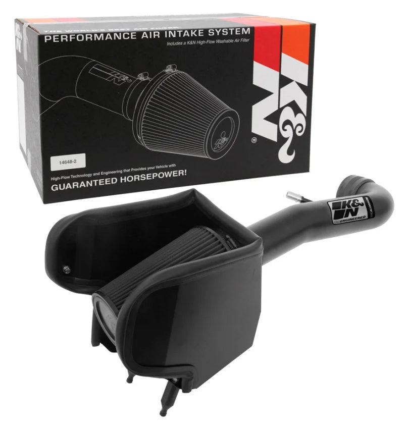 K&N 2018 Jeep Wrangler JL V6-3.6L F/I Blackhawk Performance Intake Kit (No Jeep Grand Cherokee) - Additional View 8
