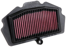 Load image into Gallery viewer, K&amp;N 2018 Kawasaki EX400 Ninja Replacement Air Filter - Back View