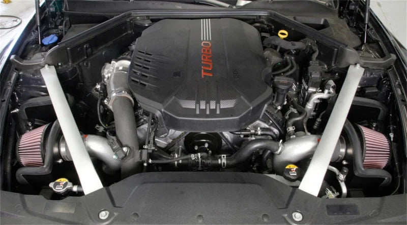 K&N 2018 Kia Stinger 3.3L Turbo Typhoon Air Intake - Back View
