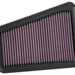 Load image into Gallery viewer, K&amp;N 2018 Kia Stinger GT V6-3.3L Right Side Drop In Air Filter - Side View