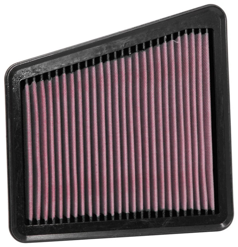 K&N 2018 Kia Stinger L4-2.0L F/I Replacement Drop In Air Filter - Side View