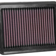 Load image into Gallery viewer, K&amp;N 2018 Nissan Kicks L4-1.6L F/I Replacement Drop In Air Filter - Side View